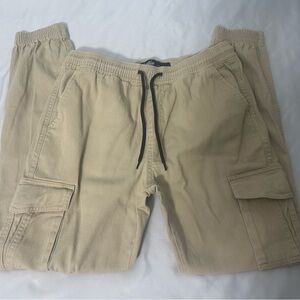 Brooklyn Cloth Men's Beige Cargo Pants